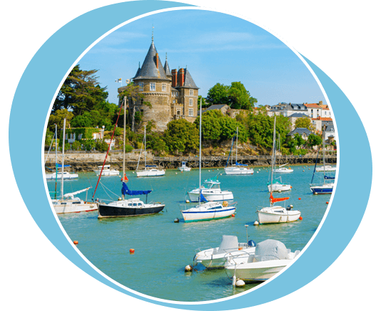 Bretagne and Pays de la Loire regions, France
