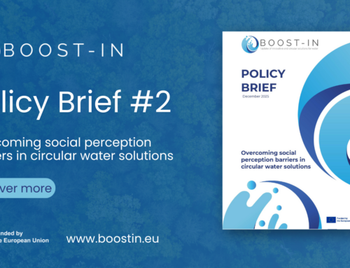 Technology is Not Enough: BOOST-IN Releases New Policy Brief to Overcome Social Barriers in Water Reuse