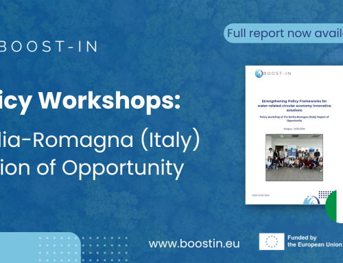 Accelerating Water Circularity: BOOST-IN Policy Workshop Shapes New Recommendations for Emilia-Romagna